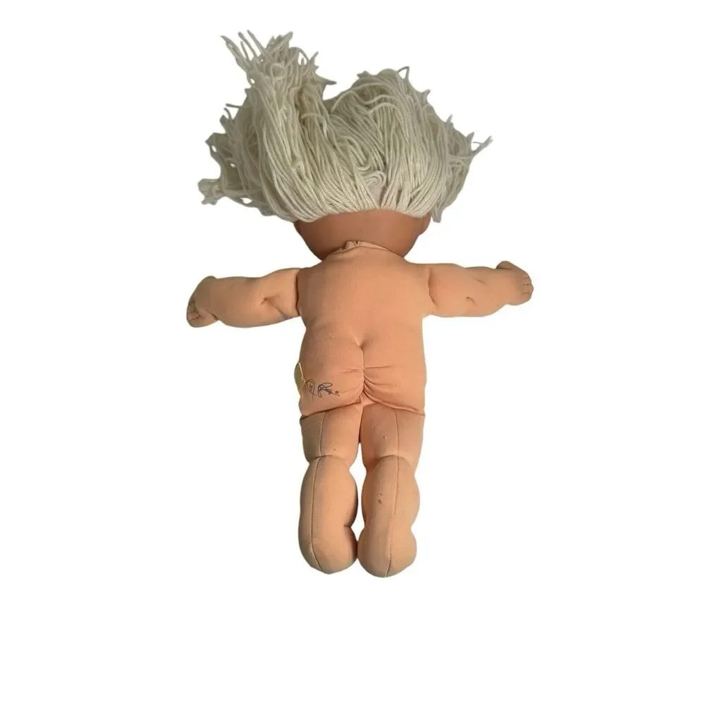 Cabbage Patch Kids First Edition Doll Hasbro 1995 Blonde Hair Blue Eyes Dimples